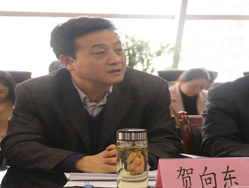 贺向东到918博天堂集团宣讲党的十九大精神