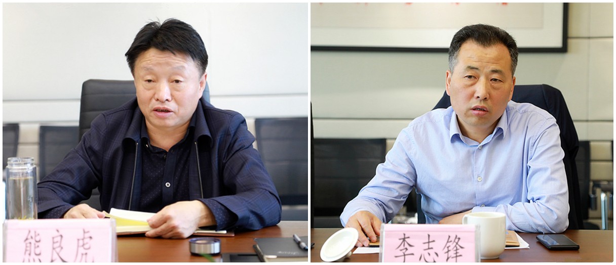 熊良虎会见富县县委书记李志锋、、县长李彦侠