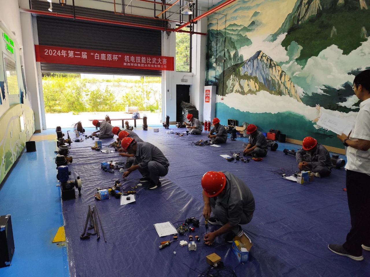 水情形公司：以赛促学提手艺