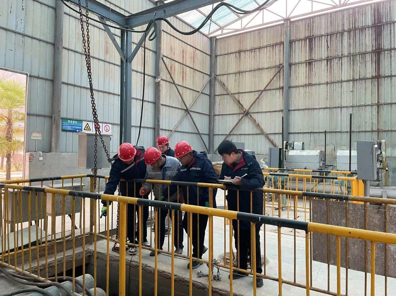 山阳公司开展春节前清静生产专项检查