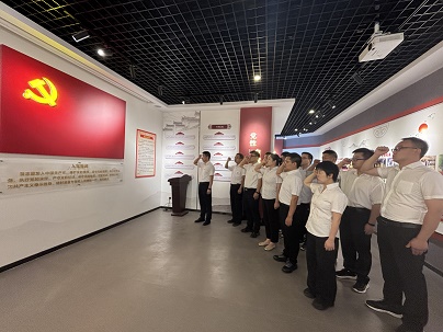 商南公司联合党支部开展“赓续红色血脉，砥砺奋进征程——庆祝中国共产党成立104周年”主题党日活动